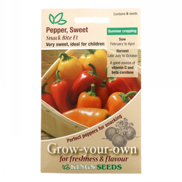 Kings Seeds Pepper Sweet Snack Bite F1