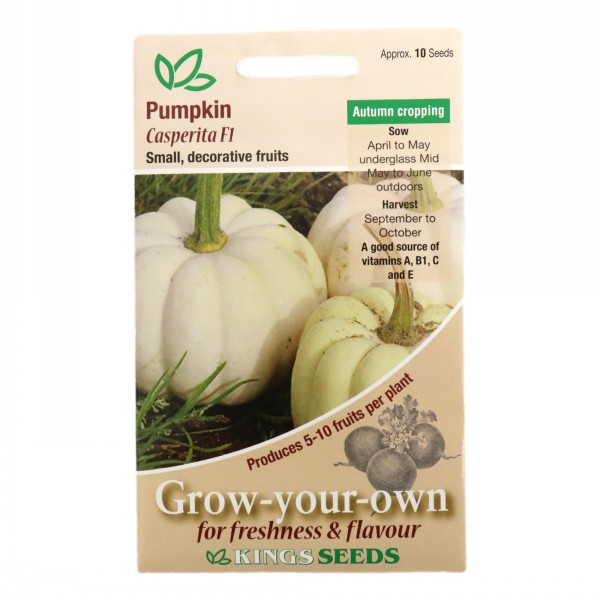 Kings Seeds Pumpkin Casperita F1
