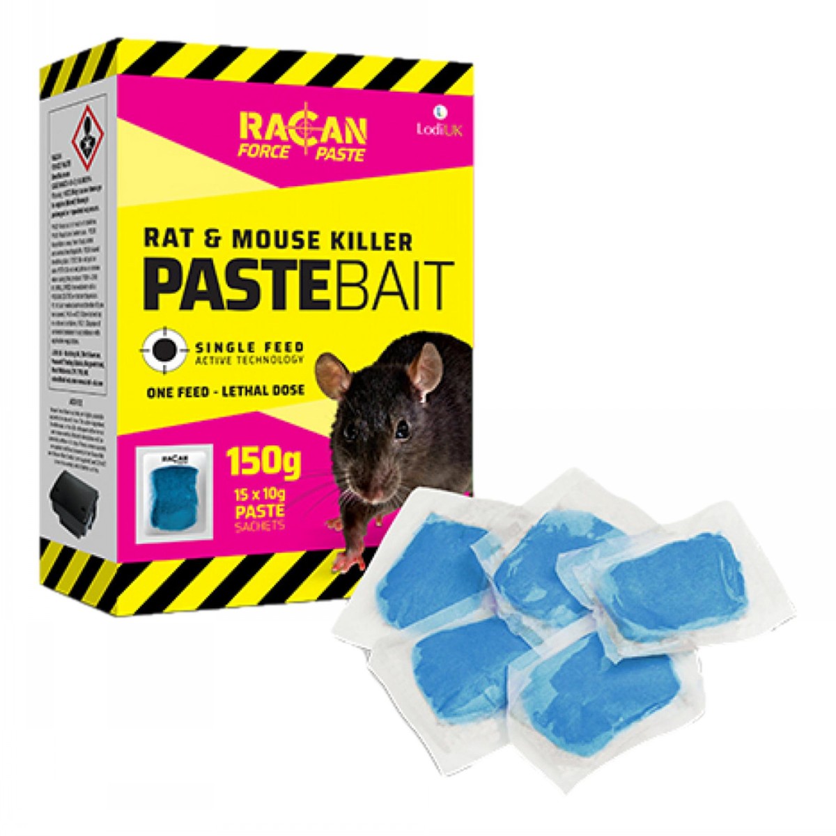 Racan Force Rat & Mouse Killer Paste Bait 15 x 10g - Image 2