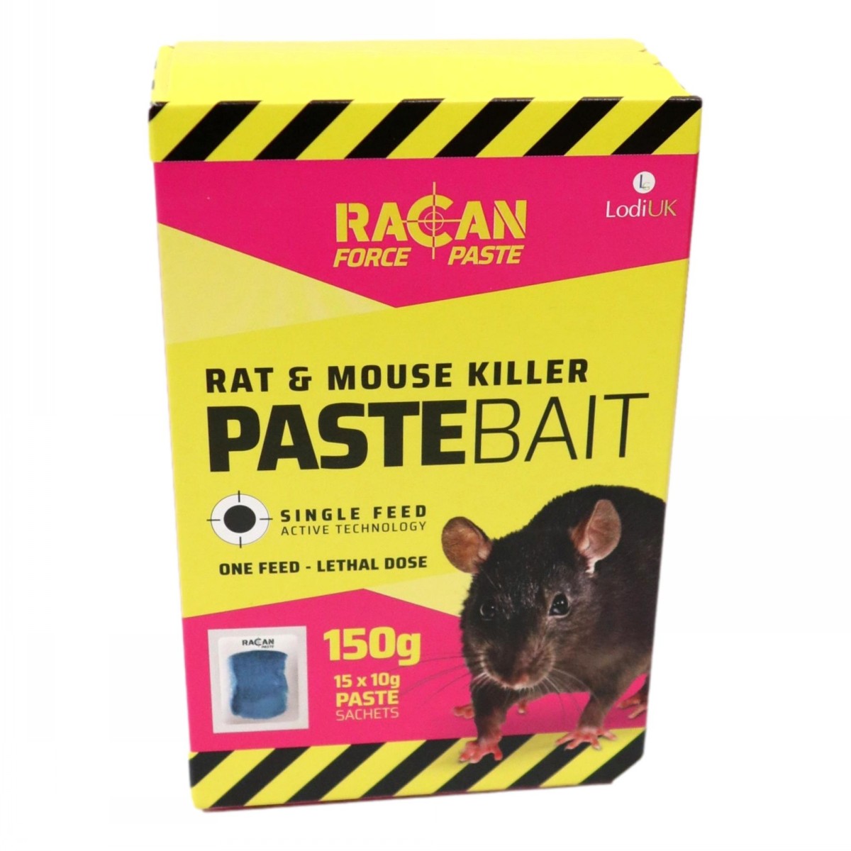 Racan Force Rat & Mouse Killer Paste Bait 15 x 10g