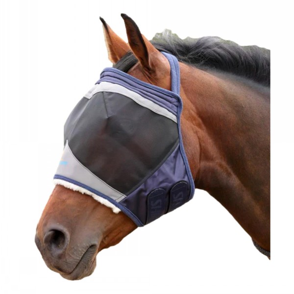Shires FlyGuard Pro Fly Mask Earless Fine Mesh