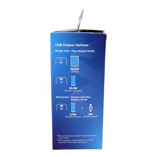 Masterplug 3 Socket Adaptor With USB A & C - Image 3
