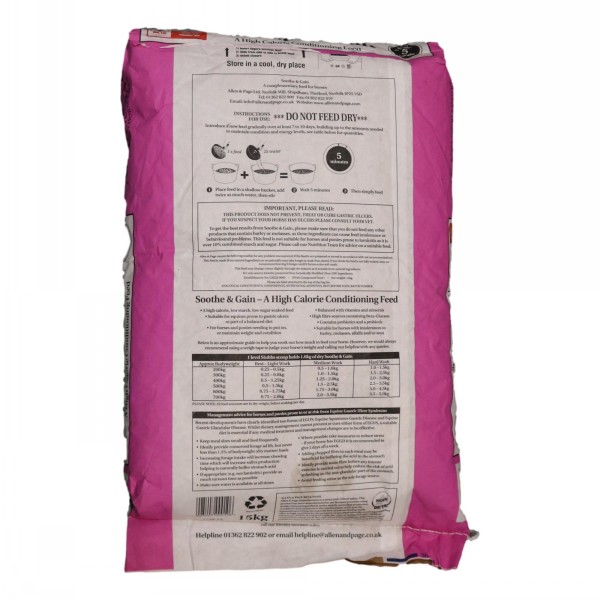 Allen & Page Soothe & Gain 20kg - Image 2