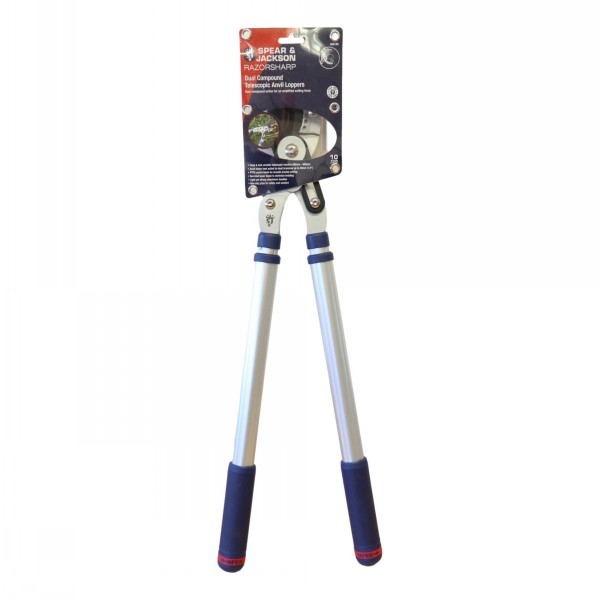 Spear & Jackson Razorsharp Dual Compound Tele Loppers