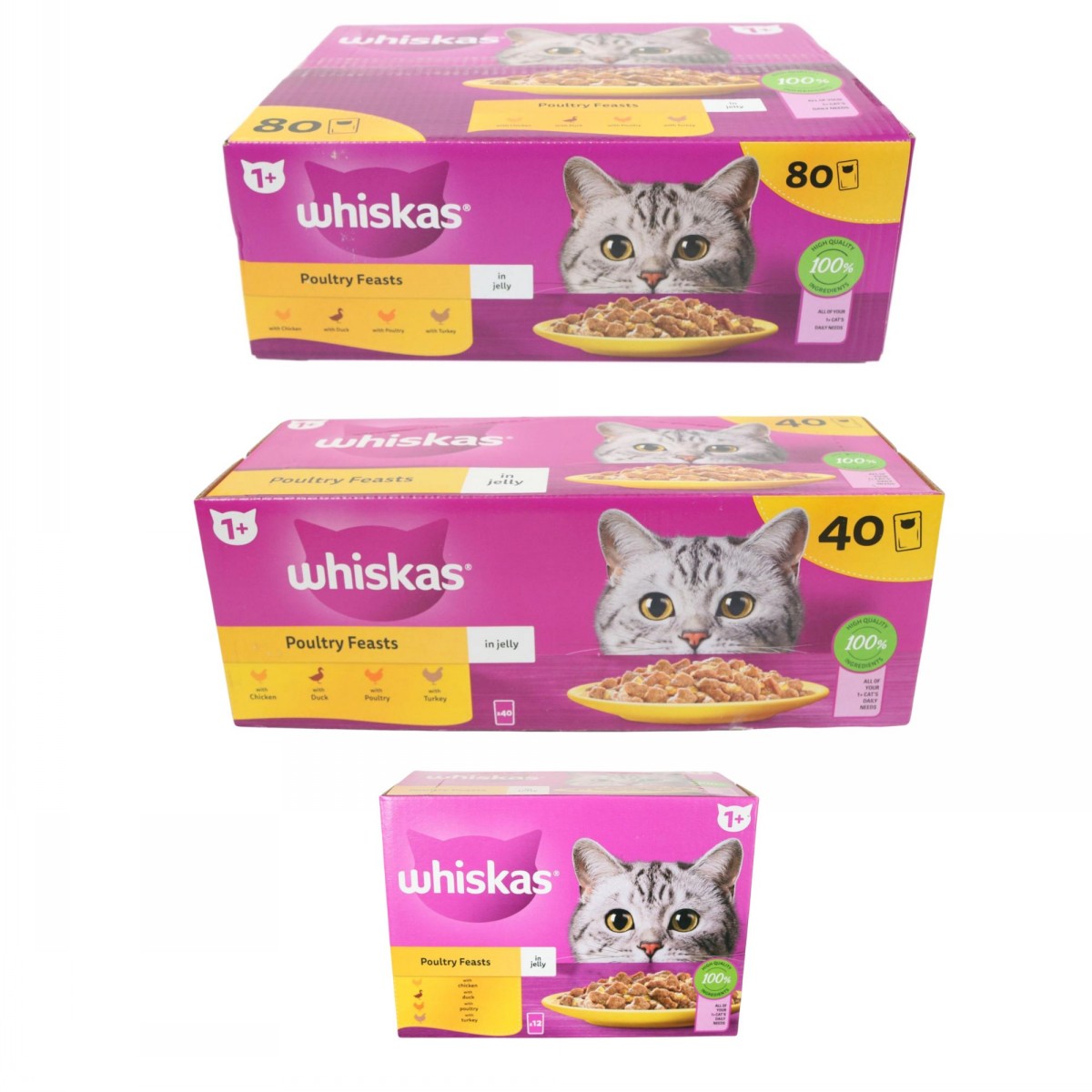 Whiskas 1+ Pouch Poultry Feasts In Jelly 85g - Image 2