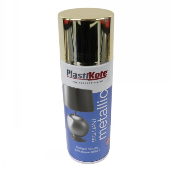 PlastiKote Spray Paint Brilliant Metallic 400ml - Image 2