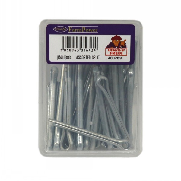 Split Pins Assorted Large 40 Pack