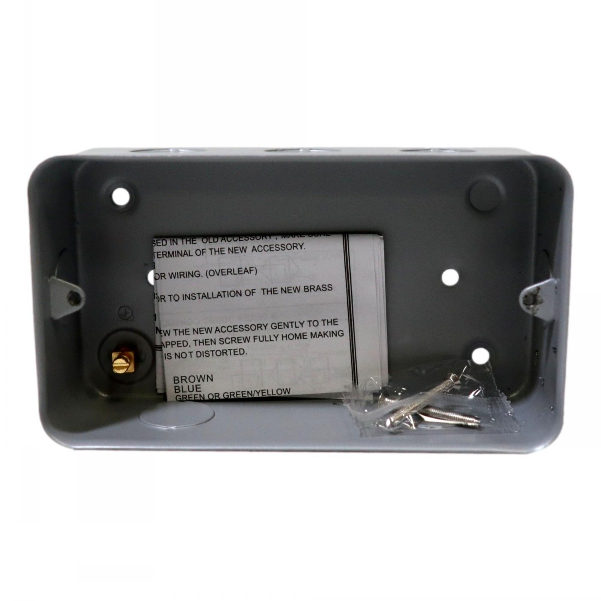 Status Metal Clad Wall Socket 13 Amp 2 Gang - Image 5