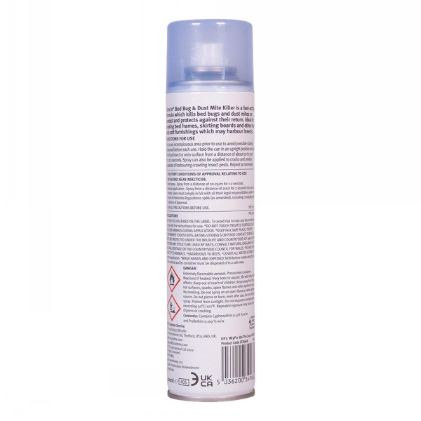 Zero In Bed Bug Spray 300ml - Image 2