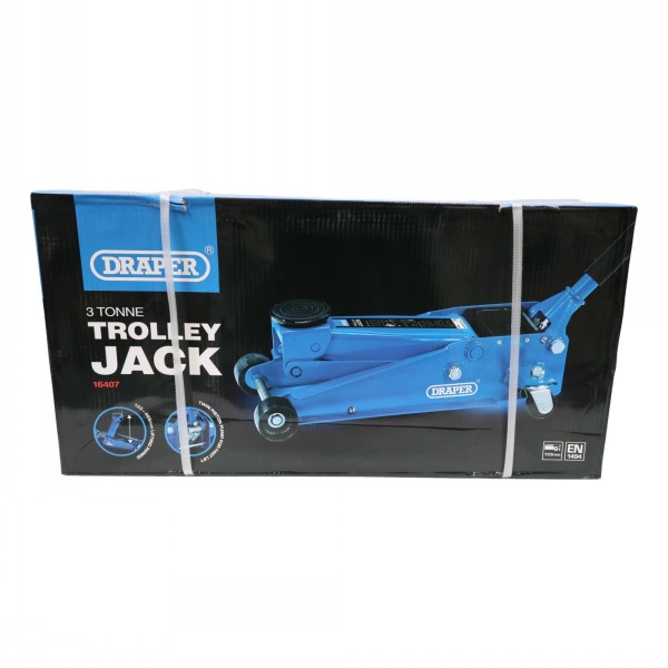 Draper Trolley Jack 3 Tonne - Image 2