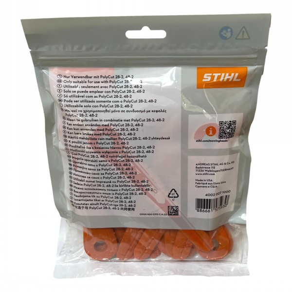 Stihl Strimmer Blades For Polycut 28-2 48-2 12 Pack - Image 2