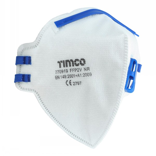 Timco Face Masks With Valve Fold Flat FFP2 3 Pack - Image 2